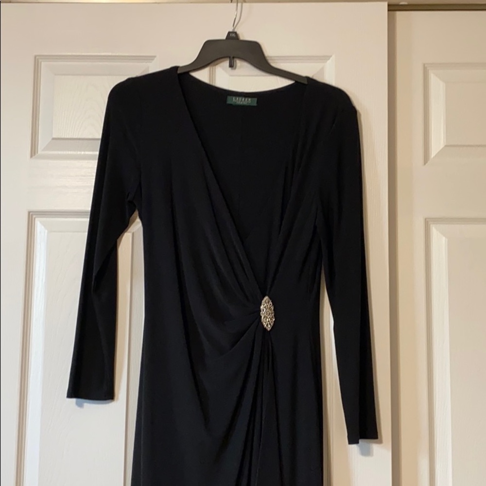 Long Black Dress, Long Sleeve,